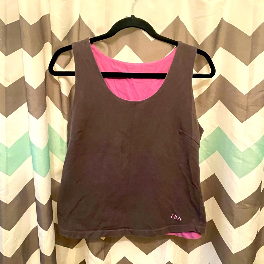Vintage FILA réversible tank top